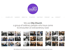 Tablet Screenshot of citychurchcoventry.org